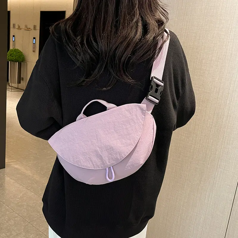 Black Nylon Waist Bag for Women & Men — feature 21