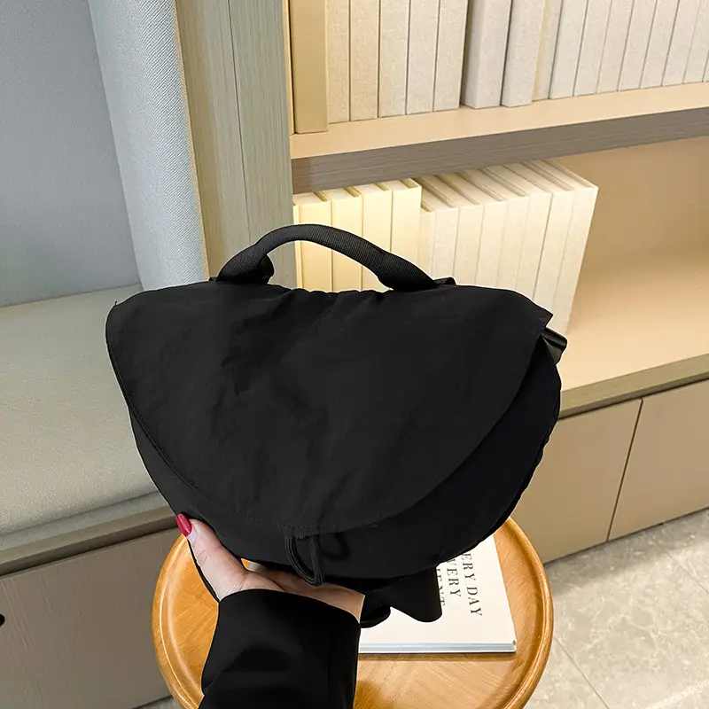 Black Nylon Waist Bag for Women & Men — feature 26