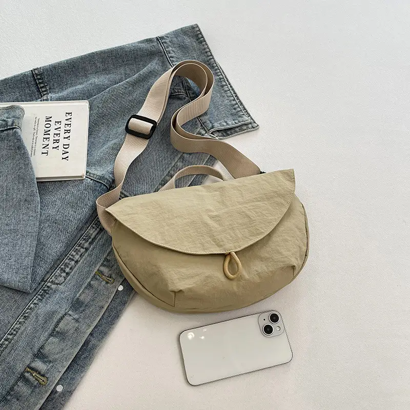 Black Nylon Waist Bag for Women & Men — feature 37