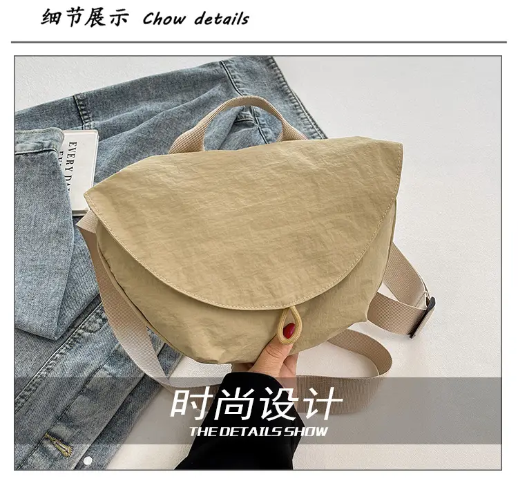 Black Nylon Waist Bag for Women & Men — feature 4