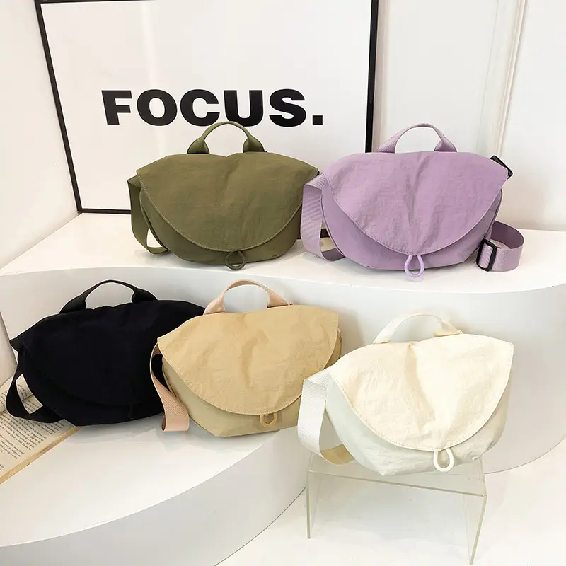Black Nylon Waist Bag for Women & Men — feature 45