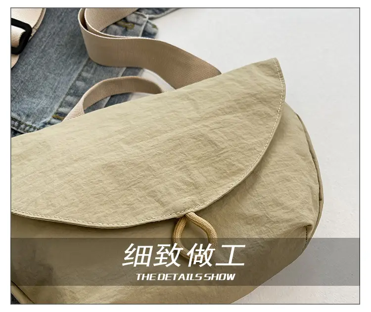 Black Nylon Waist Bag for Women & Men — feature 6