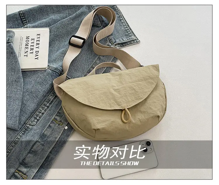 Black Nylon Waist Bag for Women & Men — feature 9