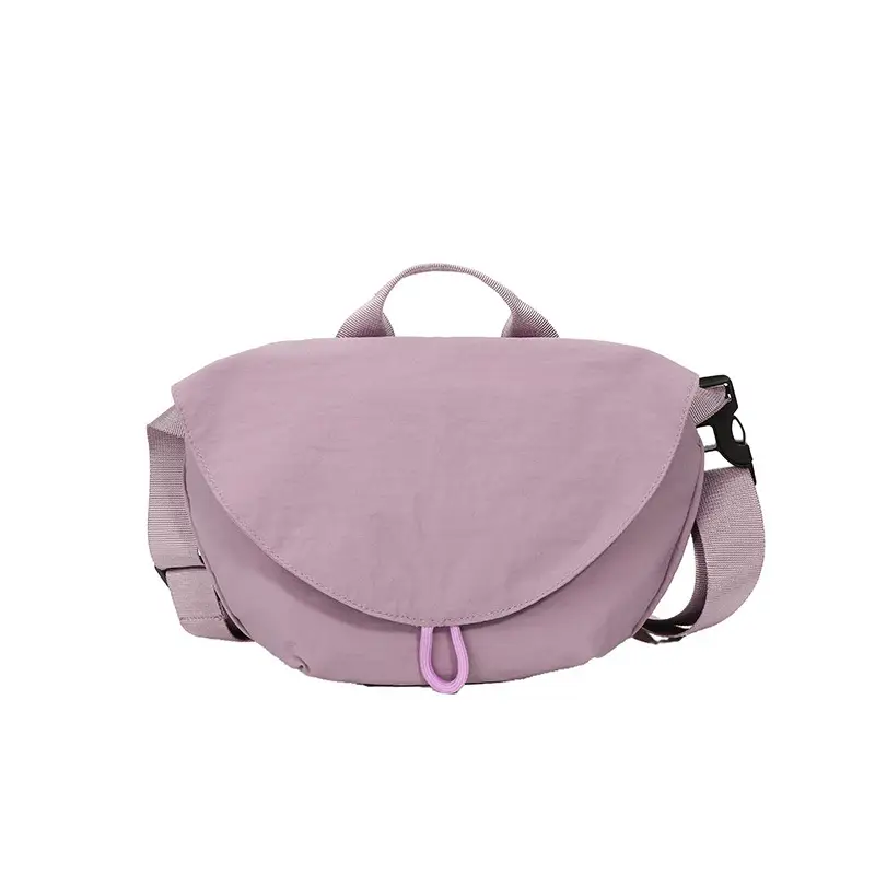 Black Nylon Waist Bag for Women & Men - Image 3
