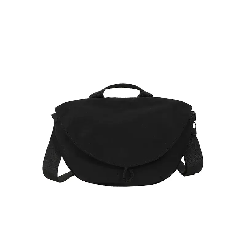 Black Nylon Waist Bag for Women & Men - Image 5