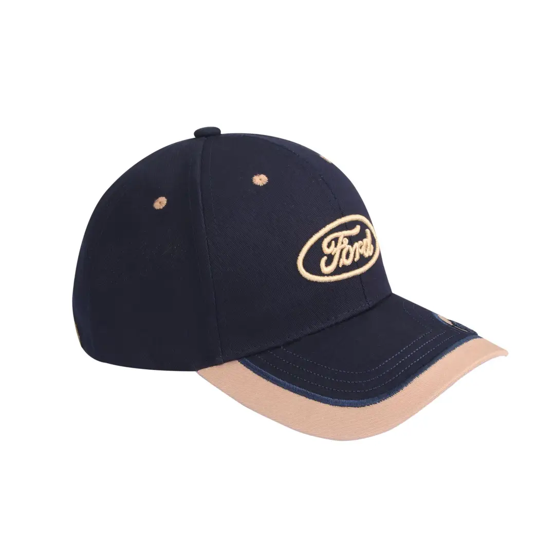 European and American retro embroidered car logo baseball cap curved eaves F1 racing cap Amazon foreign trade hat wholesale cap — feature 4