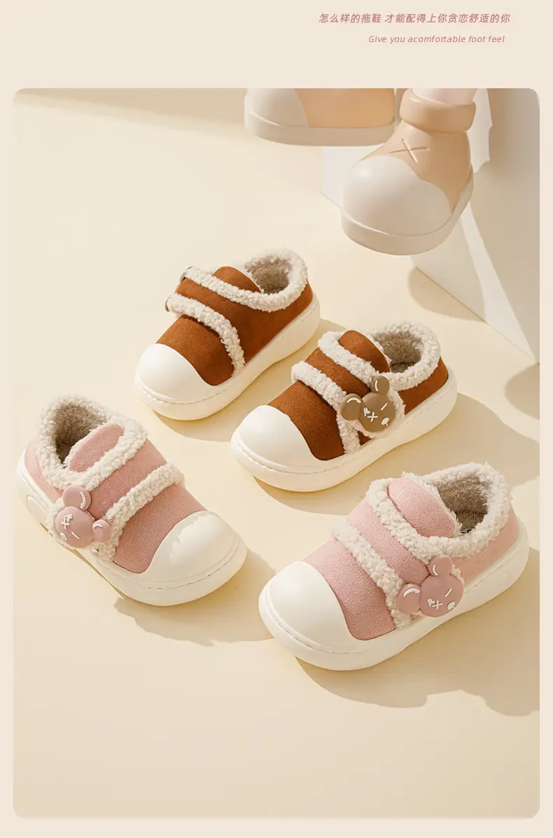 Women's thick-soled cotton slippers in autumn and winter 2024 new indoor home bag with non-slip warm fleece-lined Mao Mao cotton shoes — feature 17
