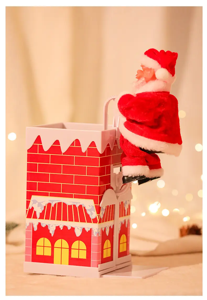 Santa Climbing Chimney Toy for Kids Christmas Decor — feature 8