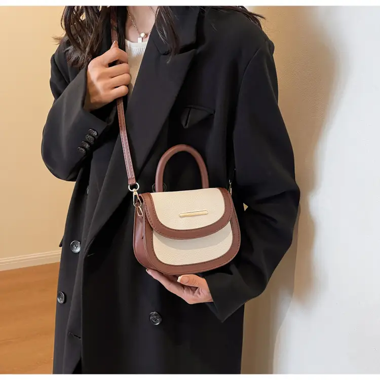 Women's 2024 Winter Handbags Brown Black White Crossbody Shoulder - Image 11
