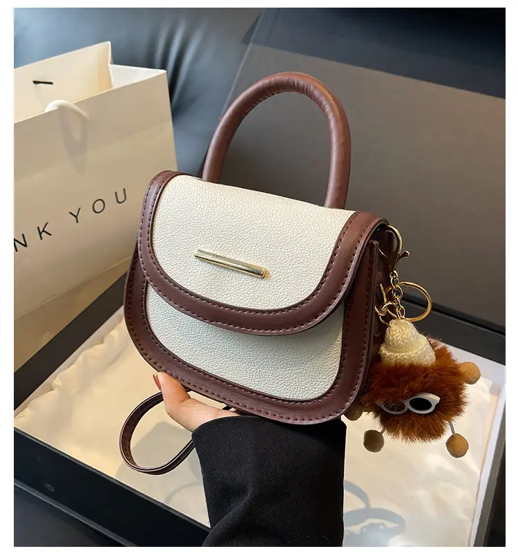 Women's 2024 Winter Handbags Brown Black White Crossbody Shoulder — feature 2