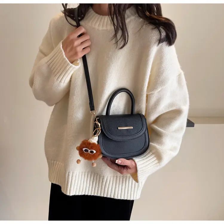 Women's 2024 Winter Handbags Brown Black White Crossbody Shoulder — feature 20