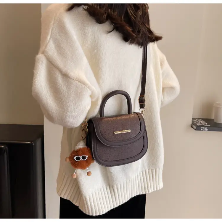 Women's 2024 Winter Handbags Brown Black White Crossbody Shoulder — feature 22