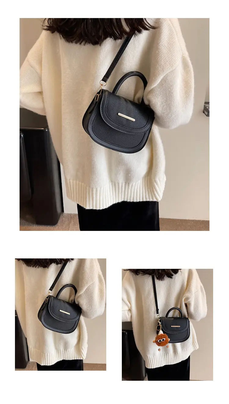 Women's 2024 Winter Handbags Brown Black White Crossbody Shoulder — feature 26
