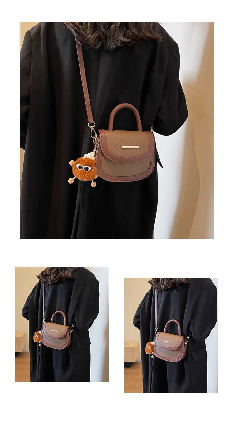 Women's 2024 Winter Handbags Brown Black White Crossbody Shoulder — feature 27