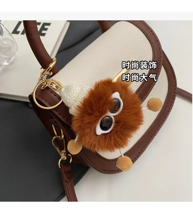 Women's 2024 Winter Handbags Brown Black White Crossbody Shoulder — feature 8