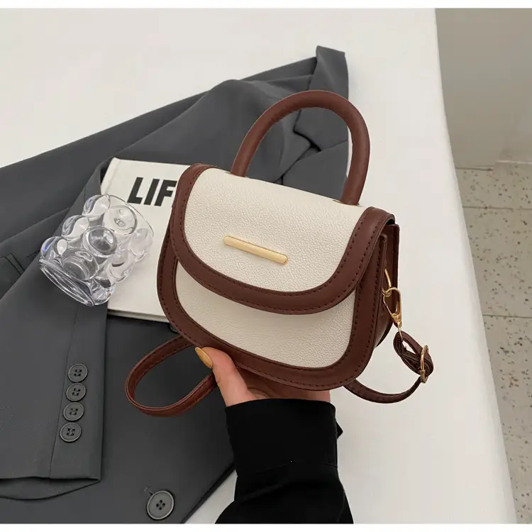 Women's 2024 Winter Handbags Brown Black White Crossbody Shoulder - Image 6