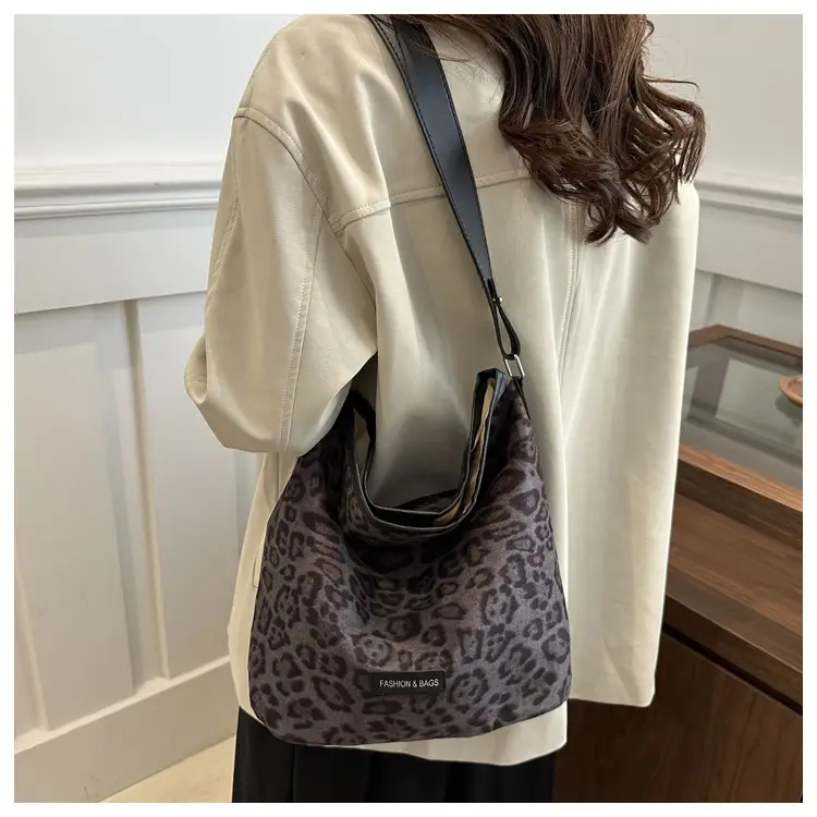 Deerskin Leopard Print Large Bag Women 2024 — feature 16