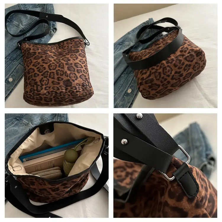 Deerskin Leopard Print Large Bag Women 2024 — feature 7