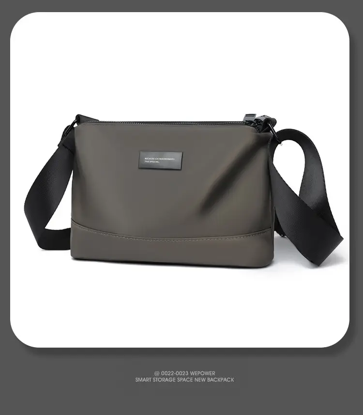 Small Square Water-Repellent Oxford Bag for Men — feature 16