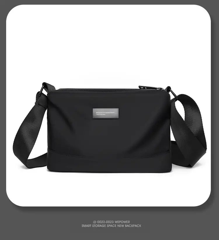 Small Square Water-Repellent Oxford Bag for Men — feature 19
