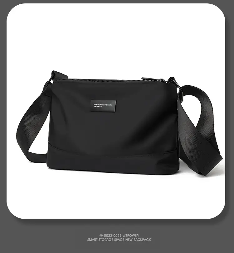 Small Square Water-Repellent Oxford Bag for Men — feature 20
