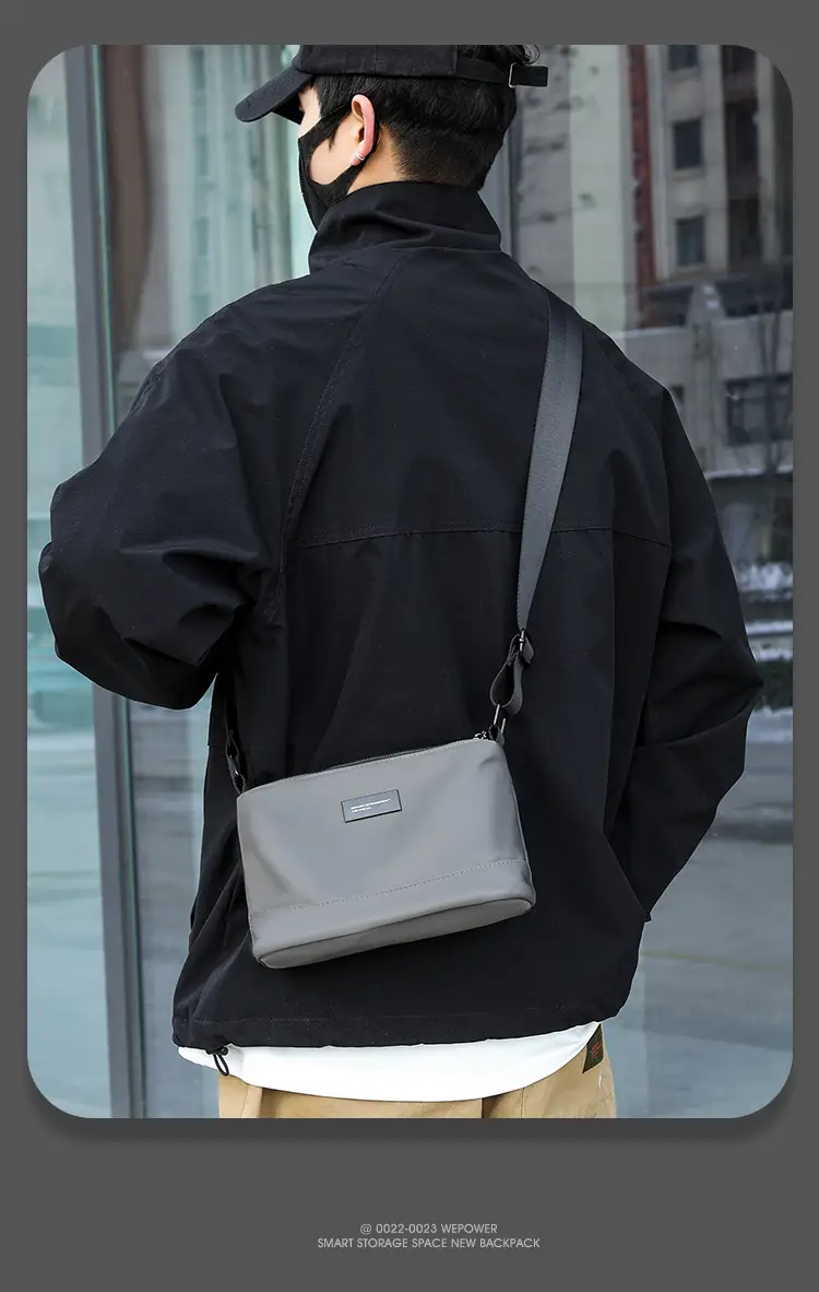 Small Square Water-Repellent Oxford Bag for Men — feature 29