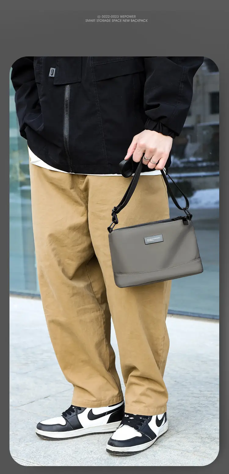 Small Square Water-Repellent Oxford Bag for Men — feature 6