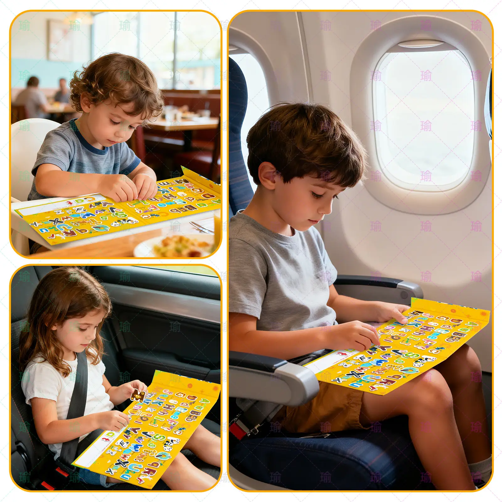 Magnetic English Alphabet Stickers for Baby Learning