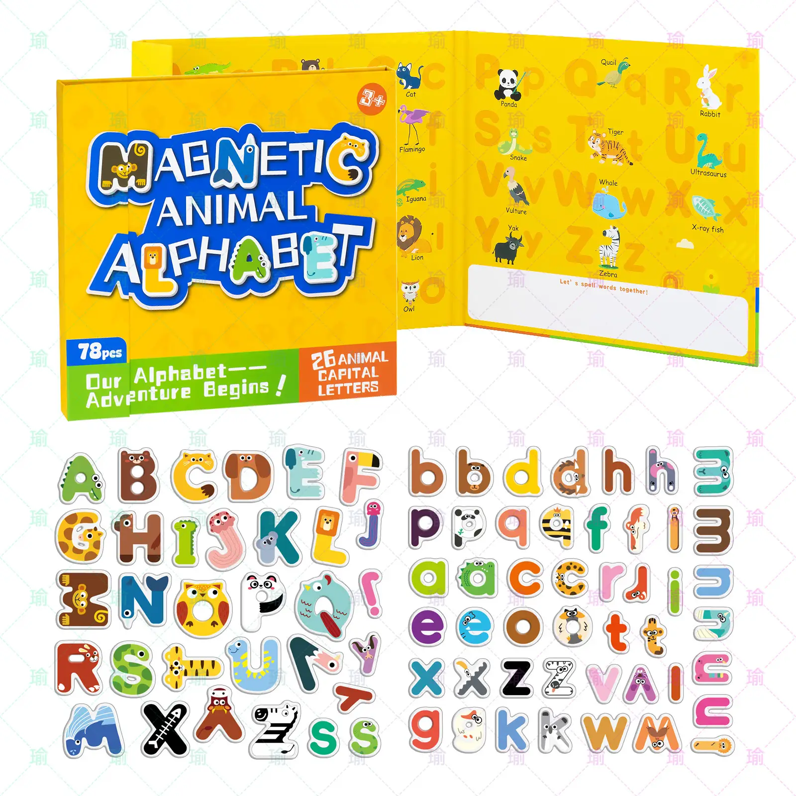 Magnetic English Alphabet Stickers for Baby Learning — feature 1