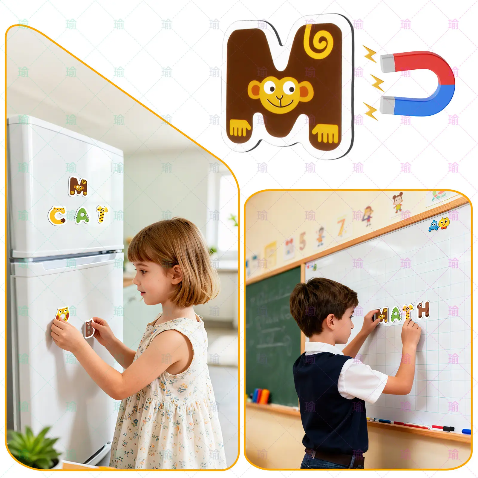 Magnetic English Alphabet Stickers for Baby Learning — feature 6