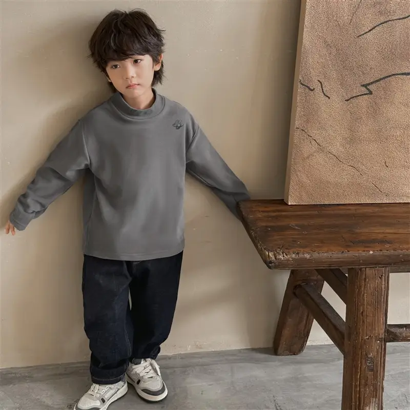 Haima Boys Thermal Layer Shirt Grey 2025 Winter - Image 2