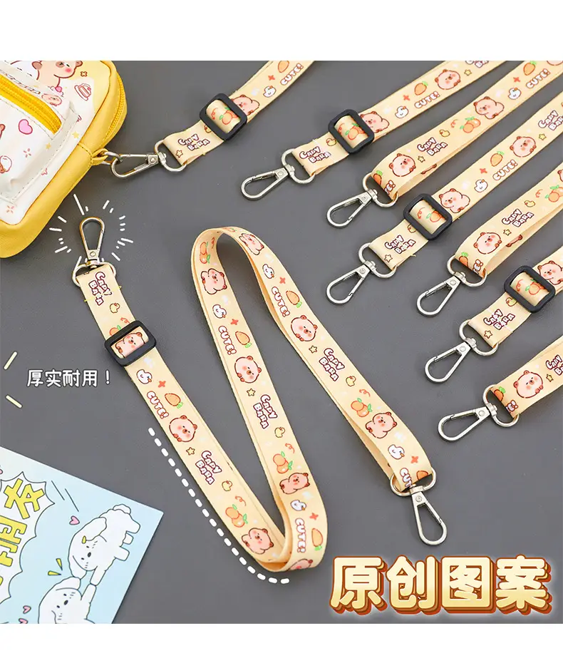 Adjustable Cartoon Water Cup Shoulder Crossbody Rope — feature 7