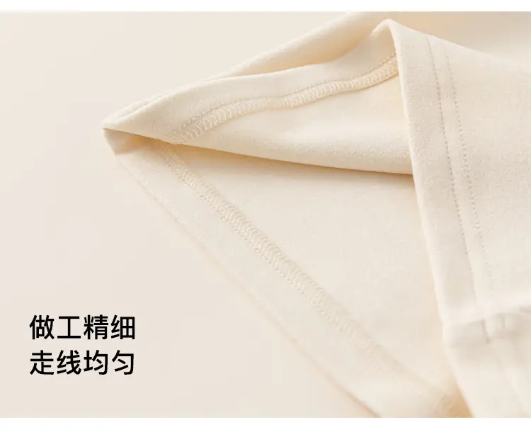Girls Half-Turtleneck T-Shirt Black Red White — feature 11