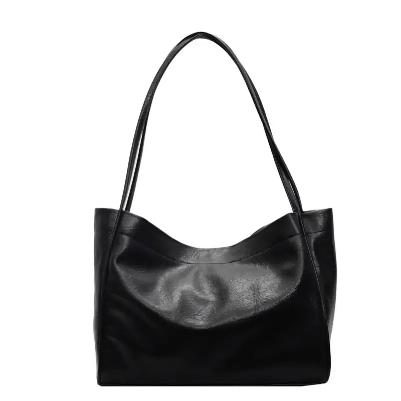 Brown Textured Handheld Tote Bag for Women 2024 - Image 9