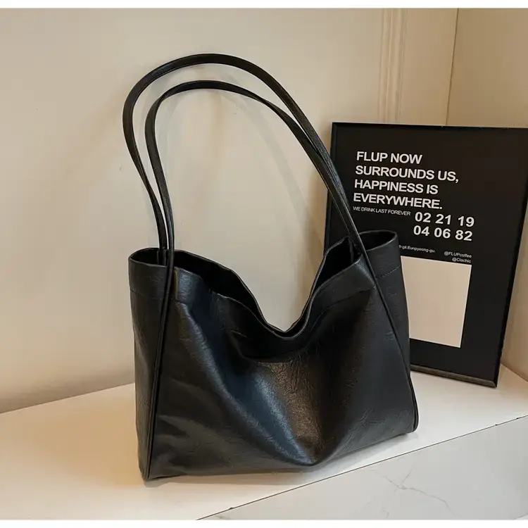 Brown Textured Handheld Tote Bag for Women 2024 — feature 14