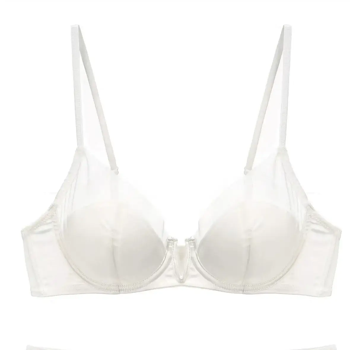 Soft Steel Ring Bra Large Chest Small Deep V - Image 2