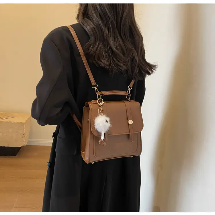 Vintage Women's Shoulder Crossbody Bag Brown Blue Glitter 2024 - Image 10