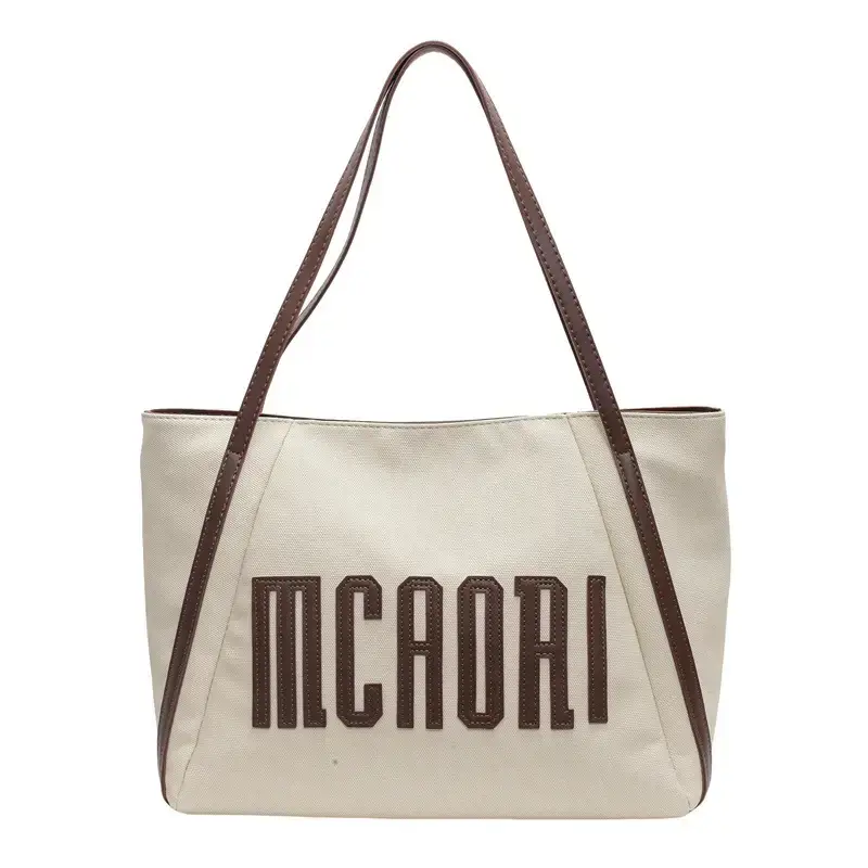 Large Capacity Vintage Black Shoulder Bag for Women