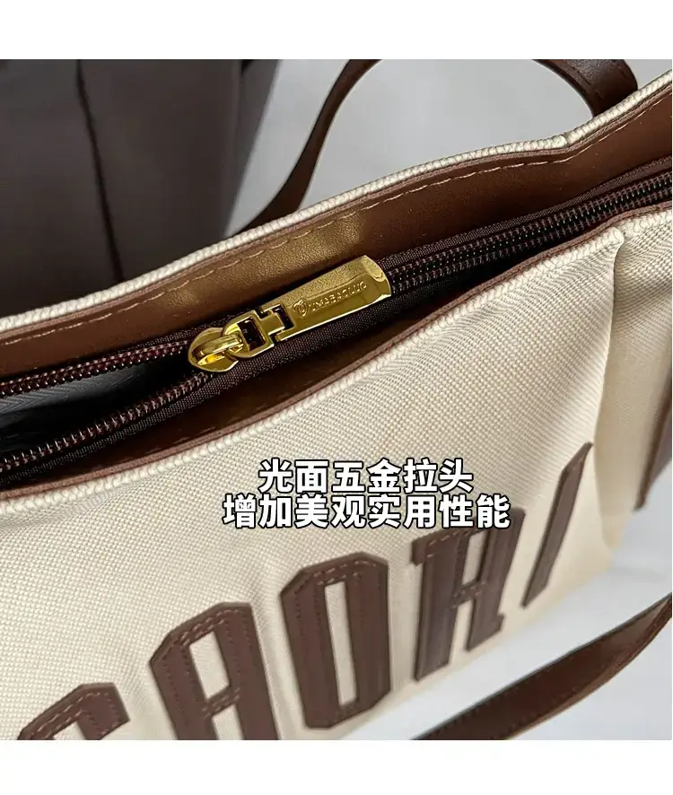 Large Capacity Vintage Black Shoulder Bag for Women — feature 10