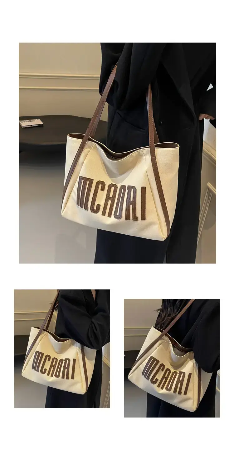 Large Capacity Vintage Black Shoulder Bag for Women — feature 14