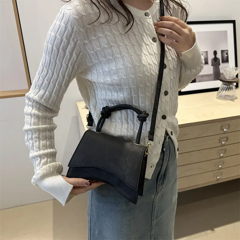 Women's Western Style Shoulder Bag 2024 Autumn Grey