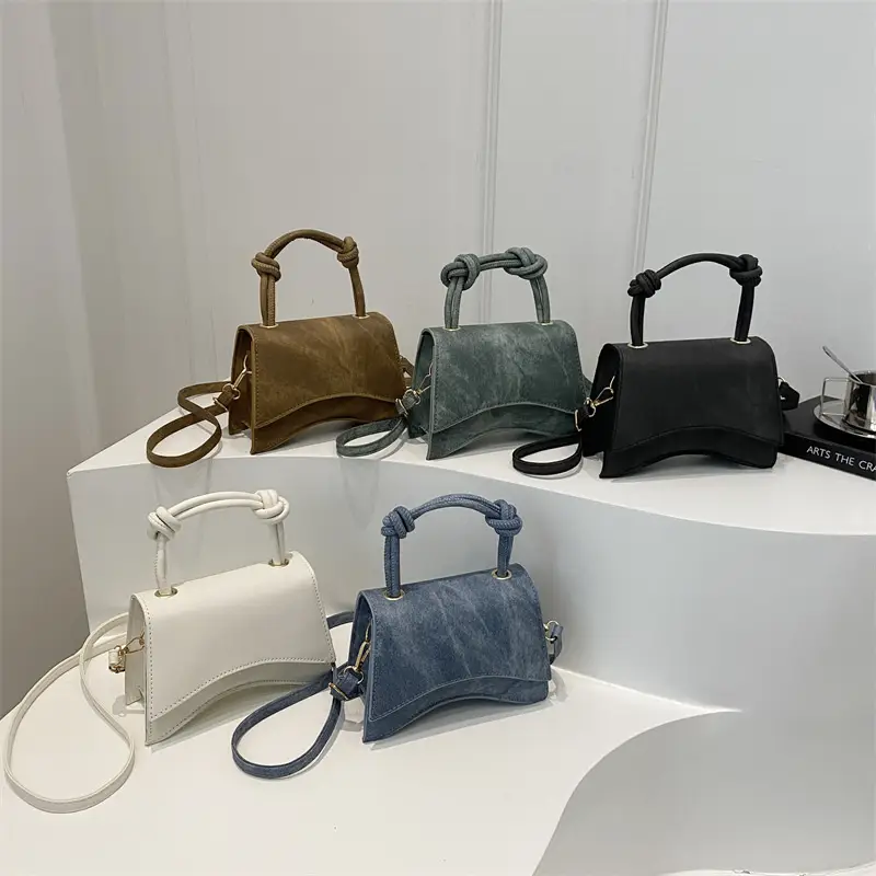 Women's Western Style Shoulder Bag 2024 Autumn Grey