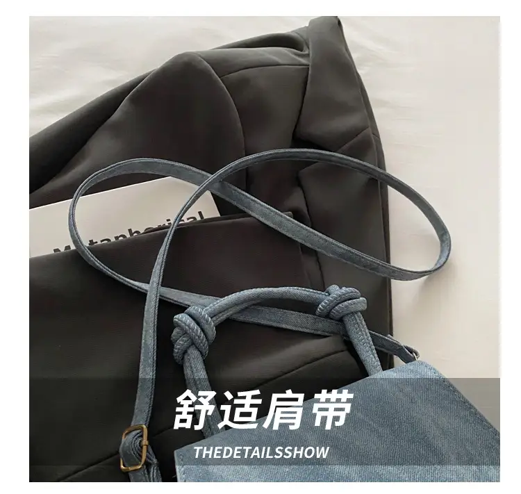 Women's Western Style Shoulder Bag 2024 Autumn Grey — feature 5