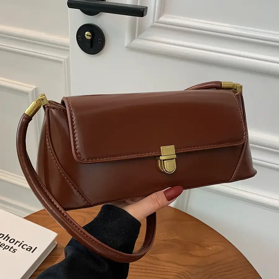 White Korean Style Shoulder Bag for Women 2024 - Image 5