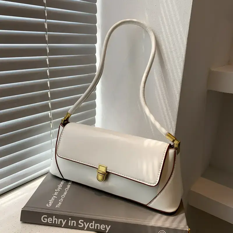 White Korean Style Shoulder Bag for Women 2024 - Image 6