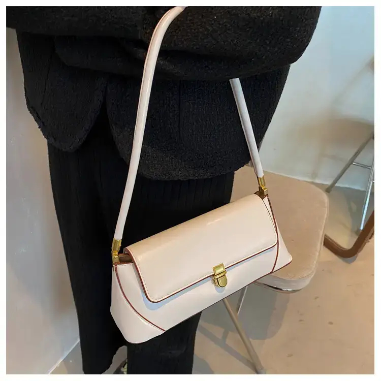 White Korean Style Shoulder Bag for Women 2024 — feature 12