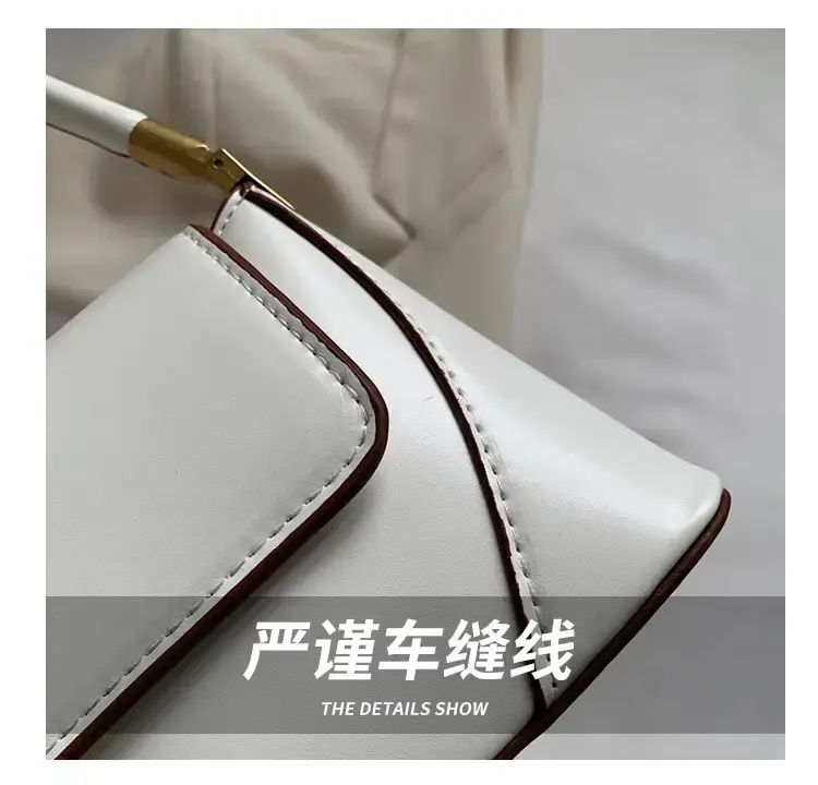 White Korean Style Shoulder Bag for Women 2024 — feature 5