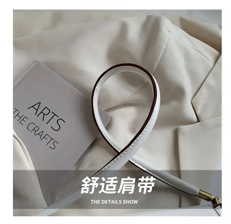 White Korean Style Shoulder Bag for Women 2024 — feature 6