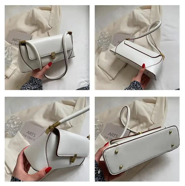 White Korean Style Shoulder Bag for Women 2024 — feature 8