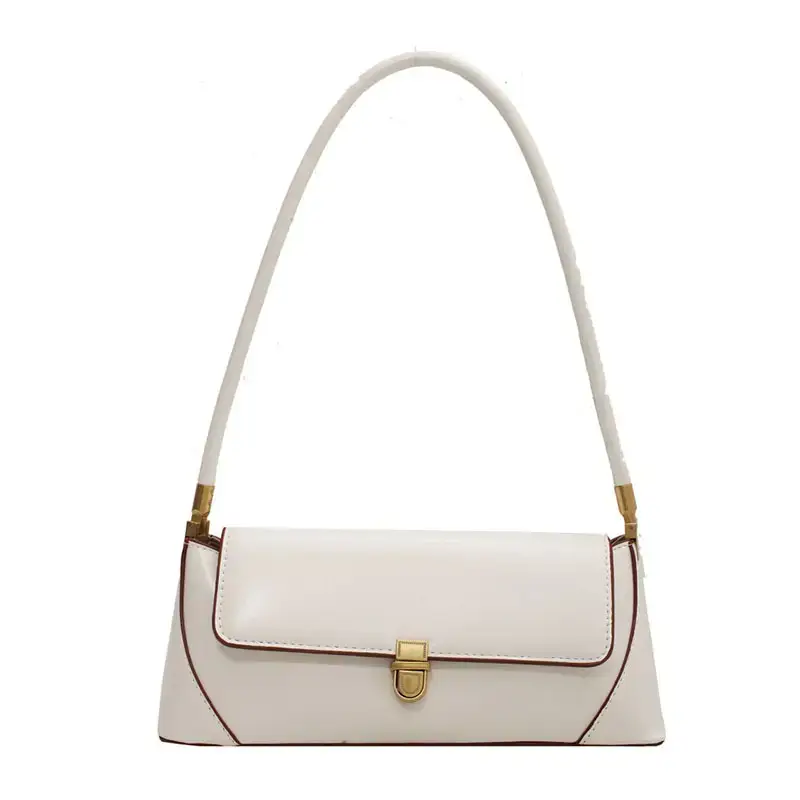 White Korean Style Shoulder Bag for Women 2024 - Image 4